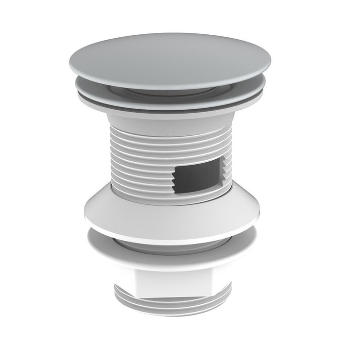 Piletta click clack da 1''1/4 bianco con troppo pieno