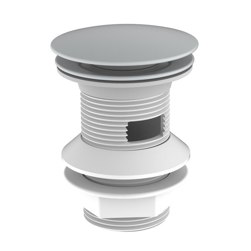 Piletta click clack da 1''1/4 bianco con troppo pieno