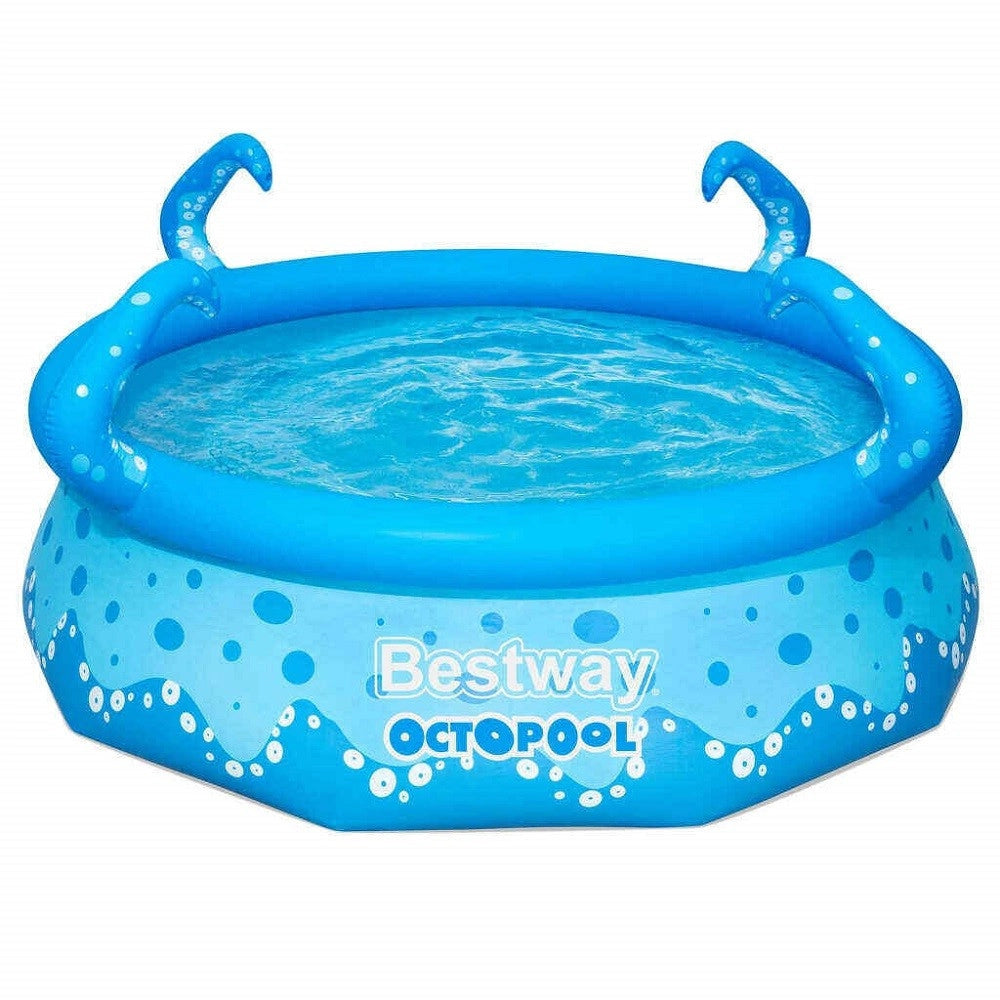 Trade Shop - Piscina Gonfiabile Easy Set Octopool 274x76 Cm Con Spruzzatori Fuori Terra 57397 -