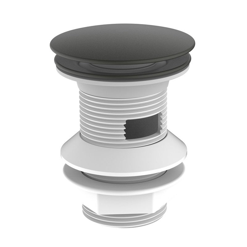 Piletta click clack da 1''1/4 gungrey con troppo pieno