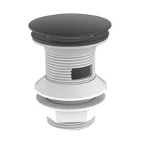 Piletta click clack da 1''1/4 gungrey con troppo pieno