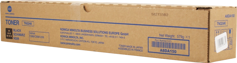 ORIGINAL Konica Minolta toner nero A8DA150 TN324K ~28000 Seiten