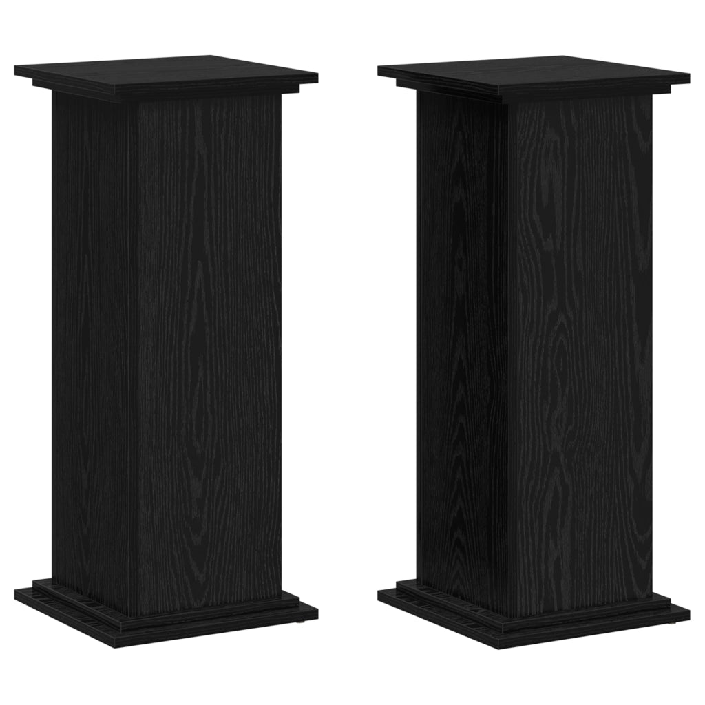 Supporto Piante Quercia Nera 33x33x80 cm Legno