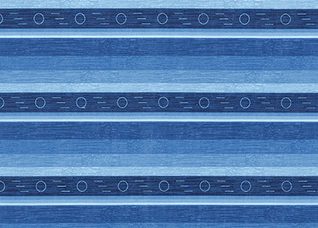 Copritutto Disegno Colorado - 180x280 - Blu
