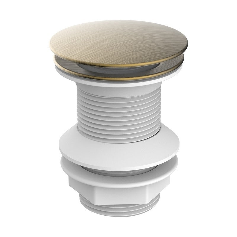 Piletta click clack da 1''1/4 oro opaco senza troppo pieno