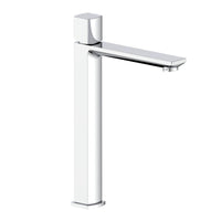 Miscelatore lavabo alto in ottone finitura cromo con portata limitata - serie Marte