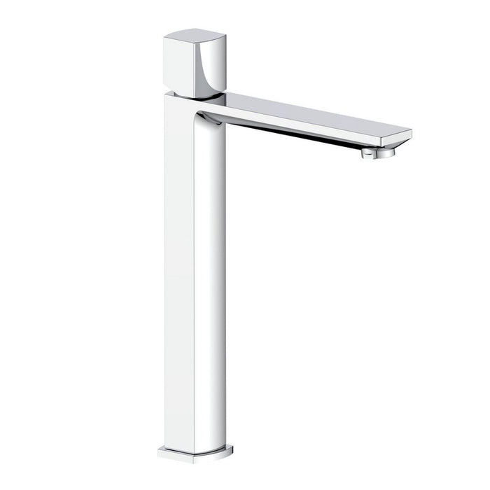 Miscelatore lavabo alto in ottone finitura cromo con portata limitata - serie Marte