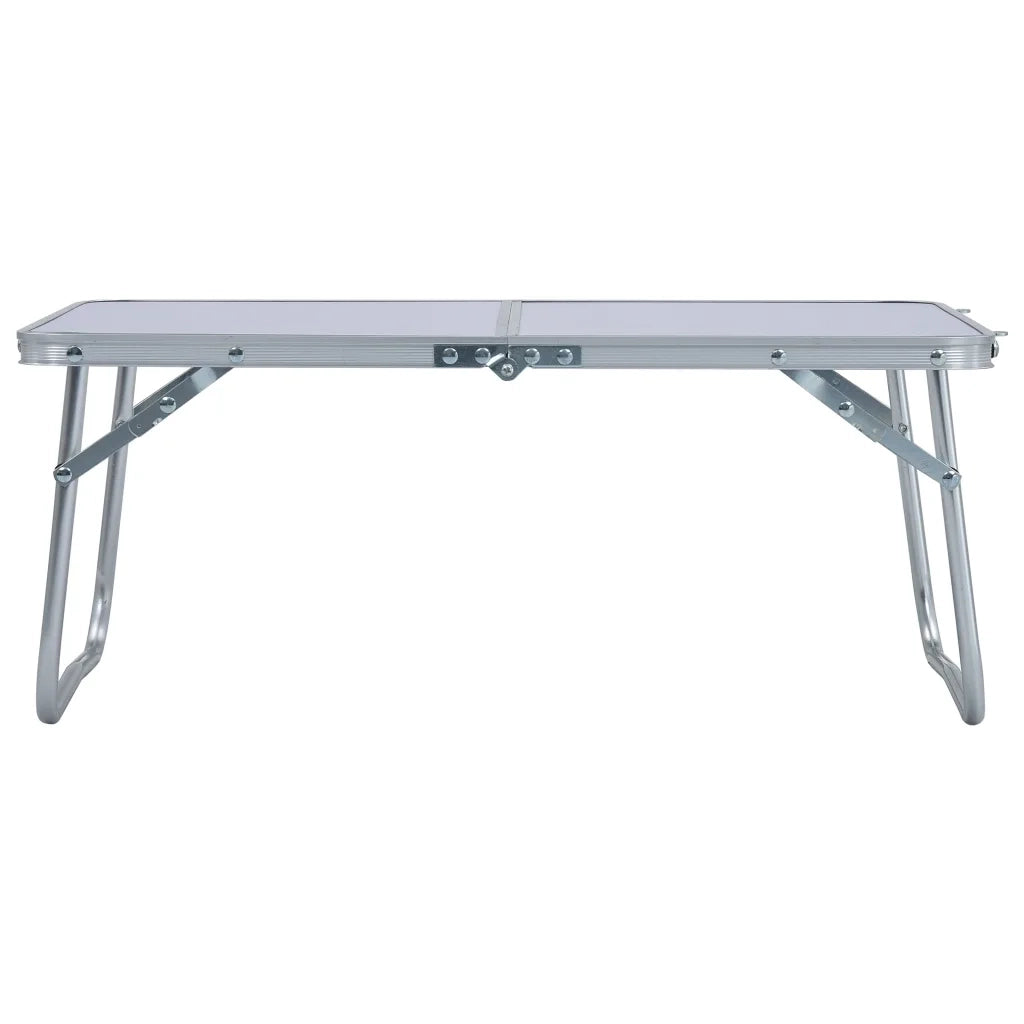 Tavolo Pieghevole da Campeggio Bianco in Alluminio 60x40cm CFW4808152