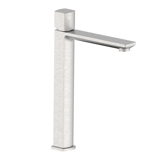 Miscelatore lavabo alto acciaio spazzolato con portata limitata - serie Marte