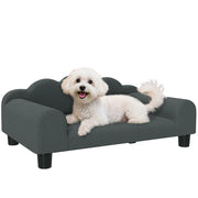 Divano per cani ¨C zephmum ¨C grigio scuro 66x42x28.5 cm