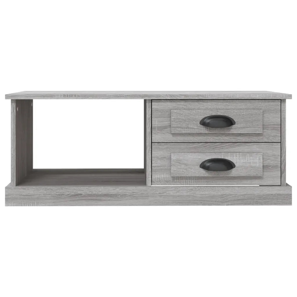 vidaXL Tavolino da Salotto Grigio Sonoma 90x50x35 cm Legno Multistrato