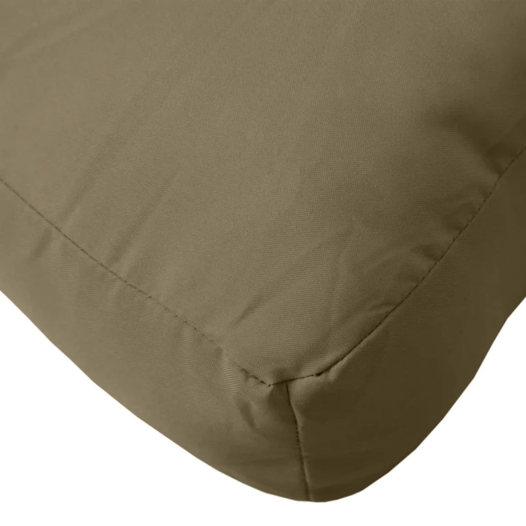 Cuscino per Pallet Tortora Mélange 60x60x9,5 cm in Tessuto 4002671