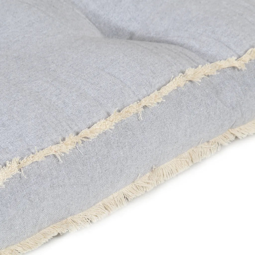 Cuscino per Divano in Pallet Grigio 120x80x10 cm