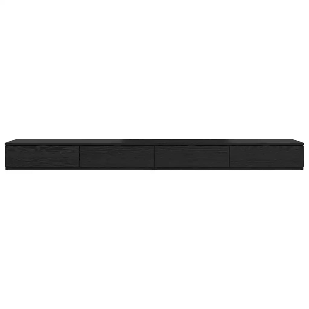 Cassetti per letto Rovere Nero 200 x 36,5 x 16,5 cm