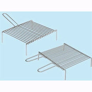 Griglie Graticole per camino con manico - cm. 35x50 - manico doppio 