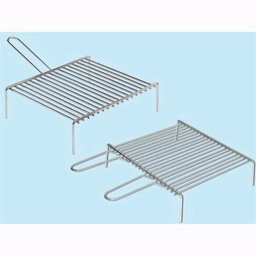Griglie Graticole per camino con manico - cm. 35x50 - manico doppio 
