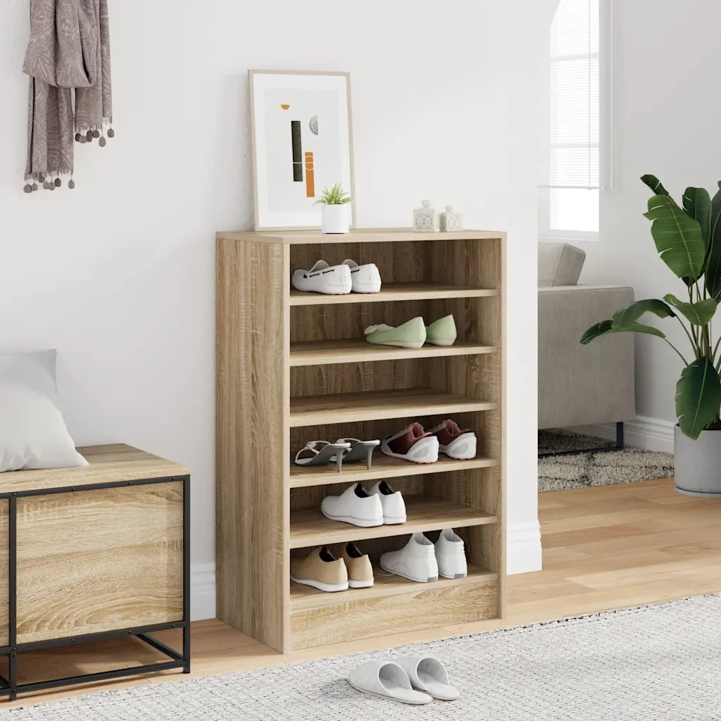 Scarpiera Rovere Sonoma 60x35x92 cm in Truciolato 808948