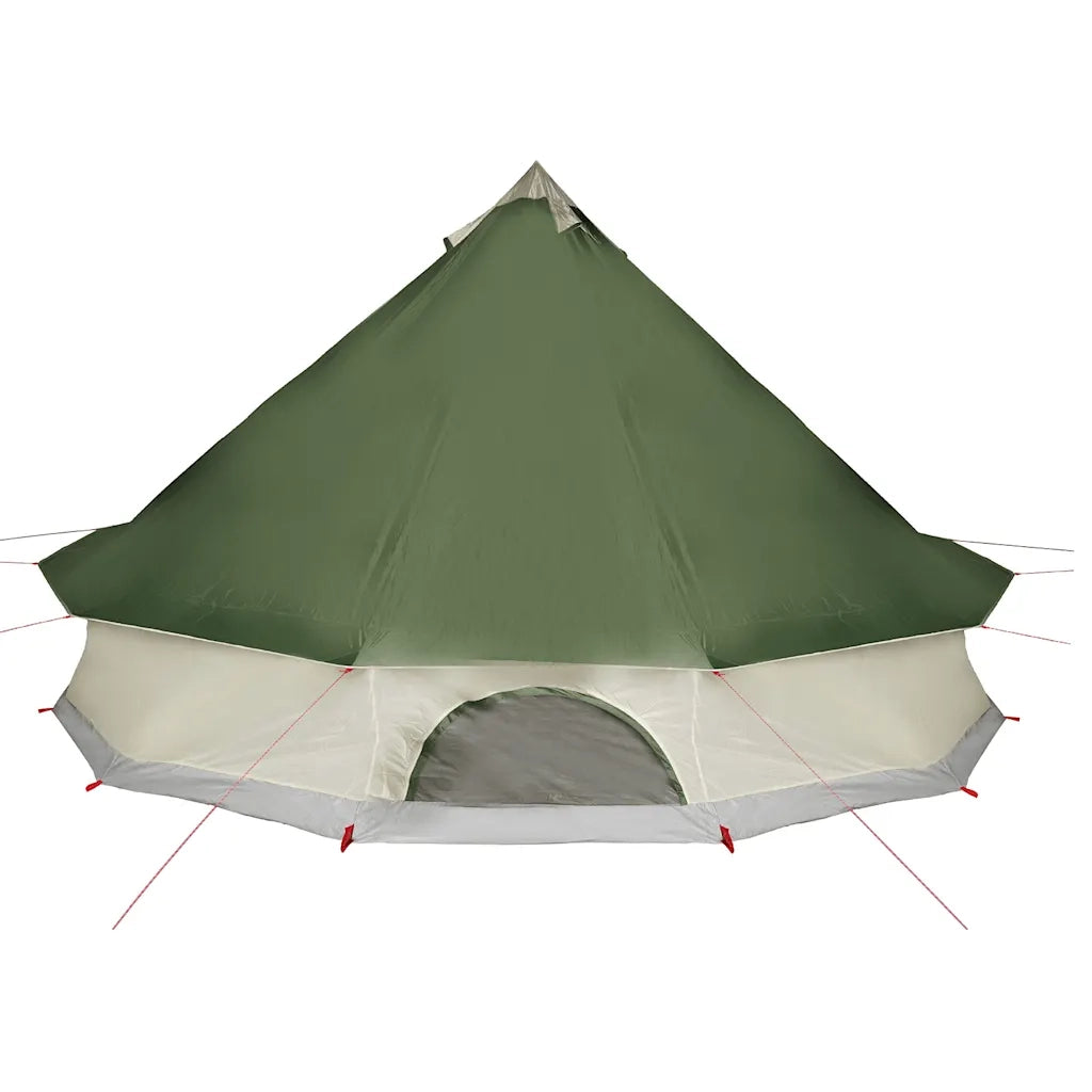 Tenda Familiare Tipi per 10 Persone Verde Impermeabile