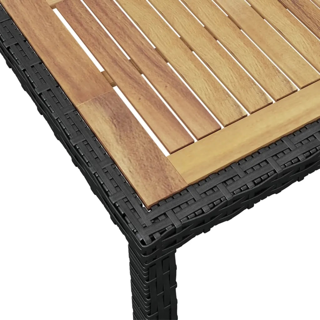 Set da Pranzo da Giardino 7 pz con Cuscini in Polyrattan 42913