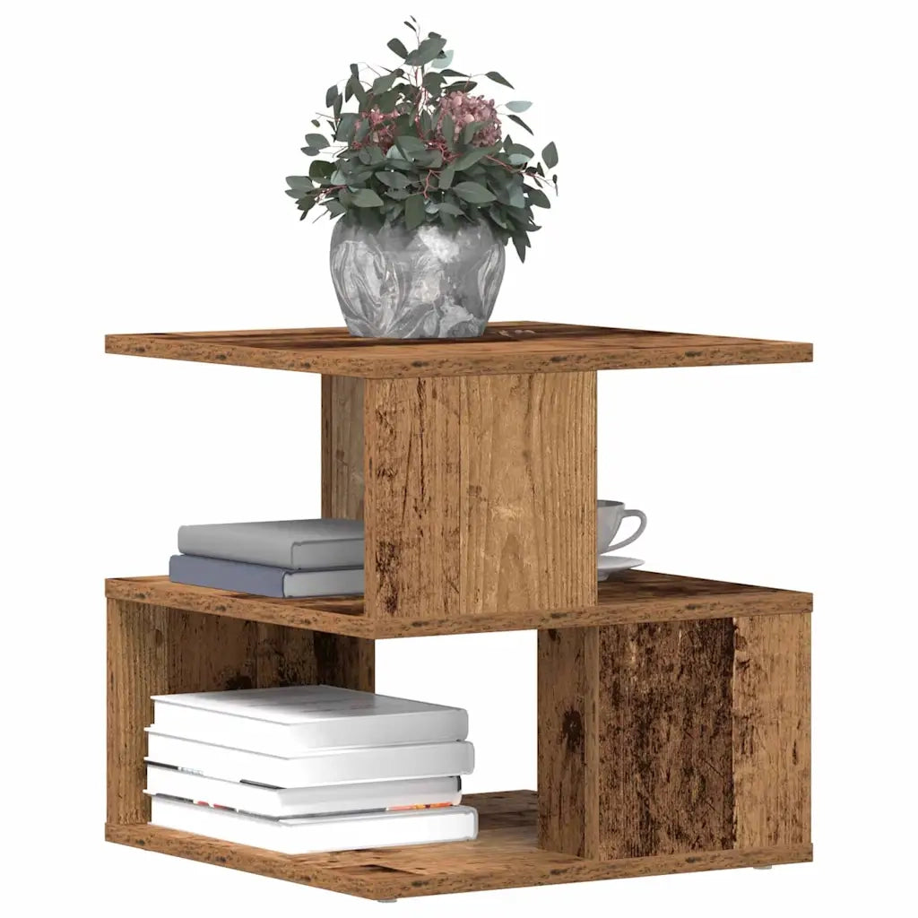 Tavolo laterale Legno vecchio 30 x 30 x 55 cm Legno multistrato 862603