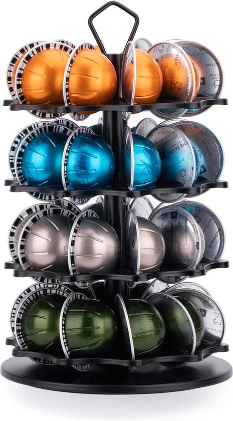 Capsulehouder percorso rotativo per la conservazione di capsule di caffè fino a 40 unità