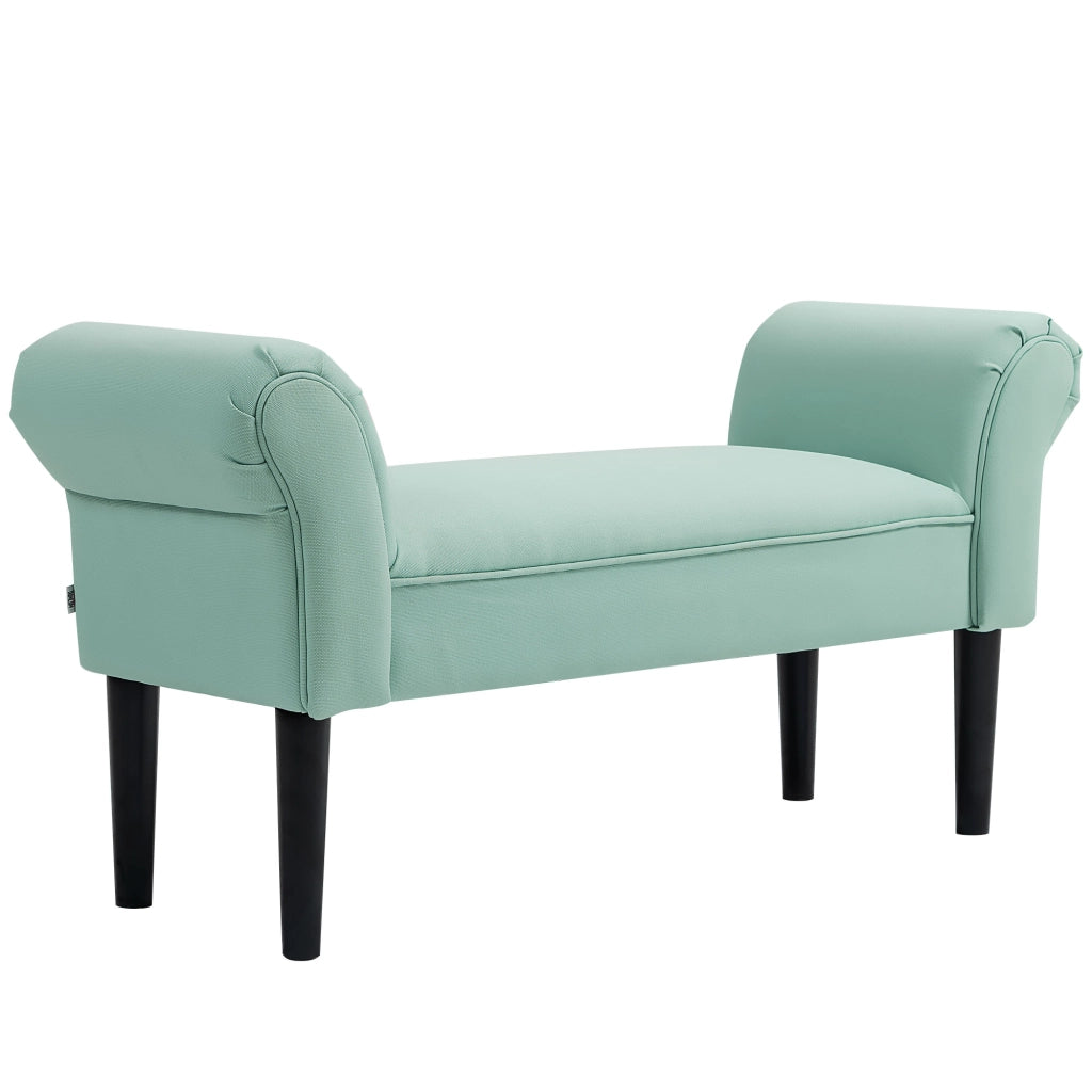 Pouf imbottito per letto ¨C Zephmum ¨C Verde 102x36x51 cm