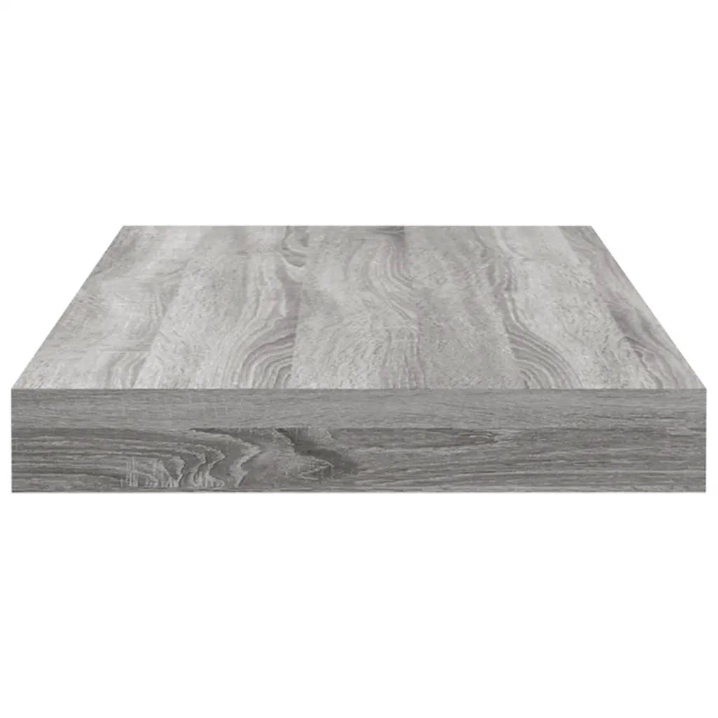 vidaXL Mensole Parete 4pz Grigio Sonoma 40x10x1,5cm Legno Multistrato