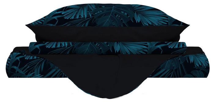 Copripiumino Singolo con Federe Stampato in Microfibra Banshe