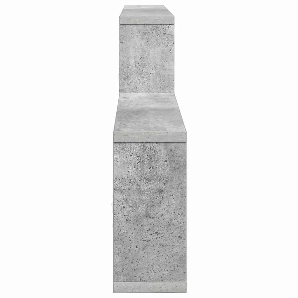 Scaffale da parete Grigio Cemento 130 x 10 x 50 cm 8012455