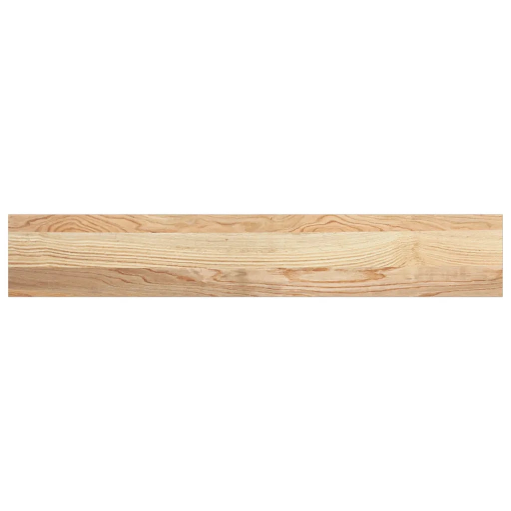 vidaXL Davanzali 2 pz Non Trattati 90x15x2 cm Legno Massello di Rovere