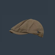 Cappello in lino retro, stilevole cappello piatto retro per uomini.