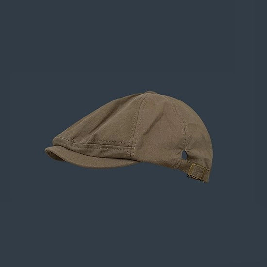 Cappello in lino retro, stilevole cappello piatto retro per uomini.