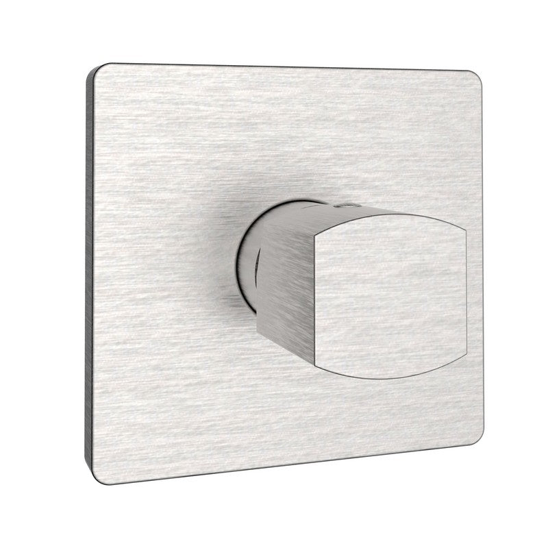 Miscelatore incasso doccia senza deviatore acciaio spazzolato - serie Marte