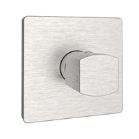 Miscelatore incasso doccia senza deviatore acciaio spazzolato - serie Marte