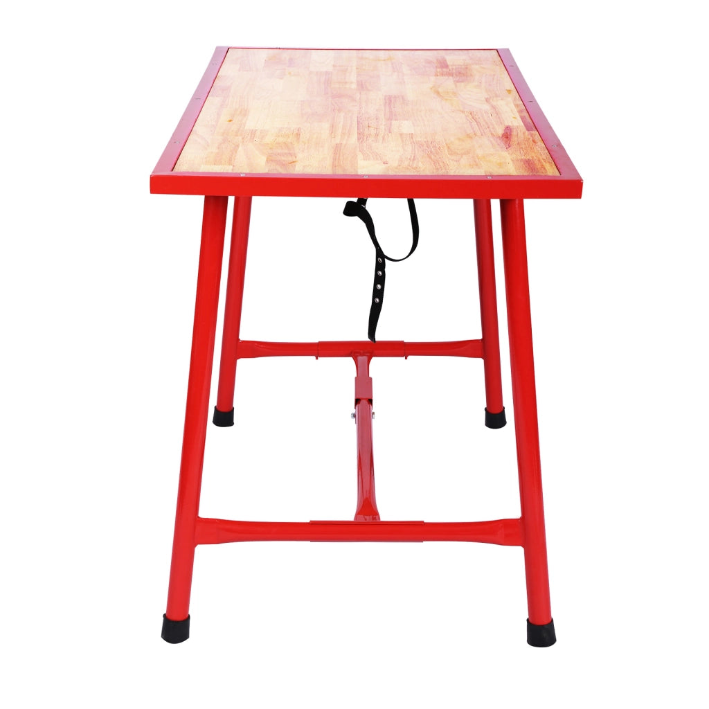 Banco da lavoro pieghevole acciaio 120x62,5cm Tavolo da officina