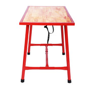 Banco da lavoro pieghevole acciaio 120x62,5cm Tavolo da officina