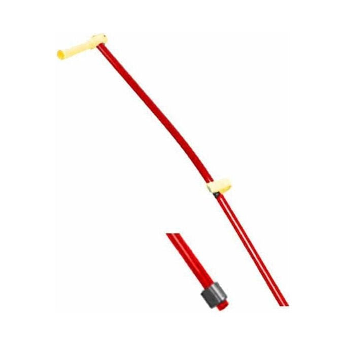 Falci Manico per Falce Piemonte Acciaio Tubolare Ovale Verniciato 150 cm Manetta Centrale Curva