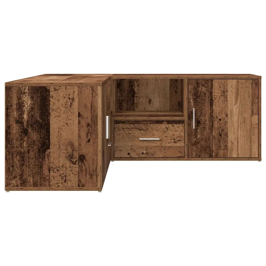 Mobile Angolare Legno Antico 200x40x45 cm in Truciolato 3307835