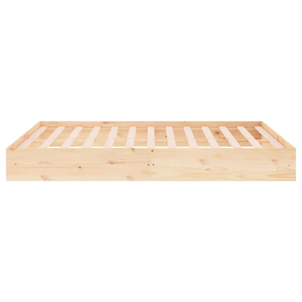 Giroletto-Struttura Letto in Legno Massello 150x200 cm King Size 720246