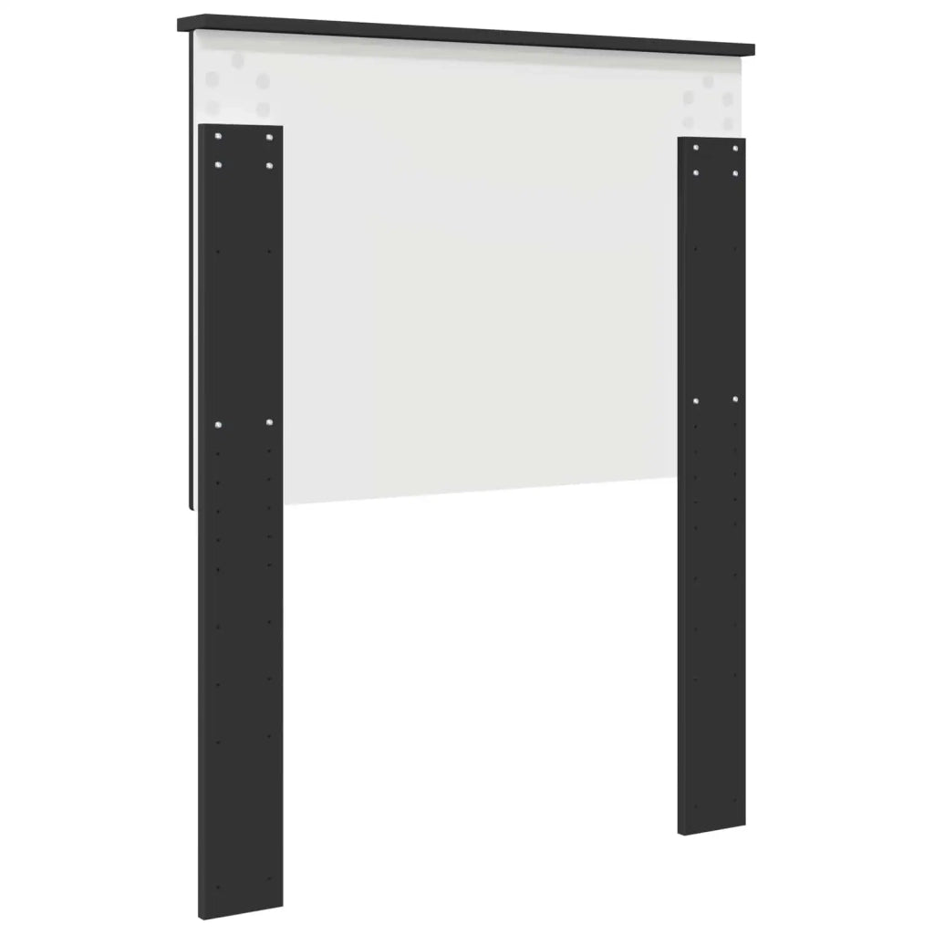 Testiera con testiera Rovere Nero 75 cm Legno multistrato 887825