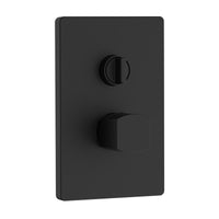 Miscelatore incasso doccia con deviatore nero opaco - serie Marte