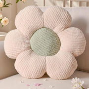 Decorativo piuma di peluche - Design crema verde per camera da letto e spazio living - 50 cm