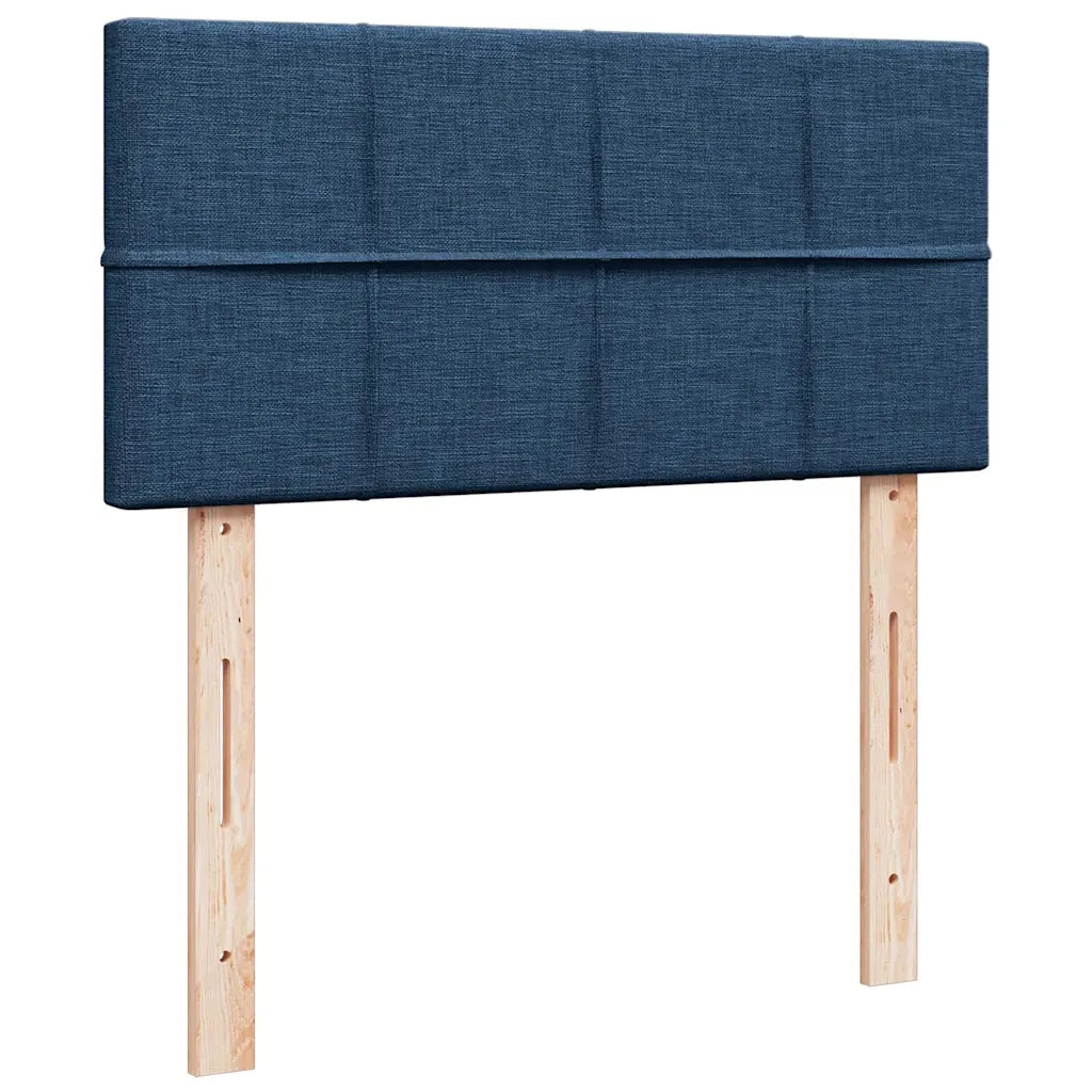Giroletto a Molle con Materasso Blu 80x200 cm inTessuto