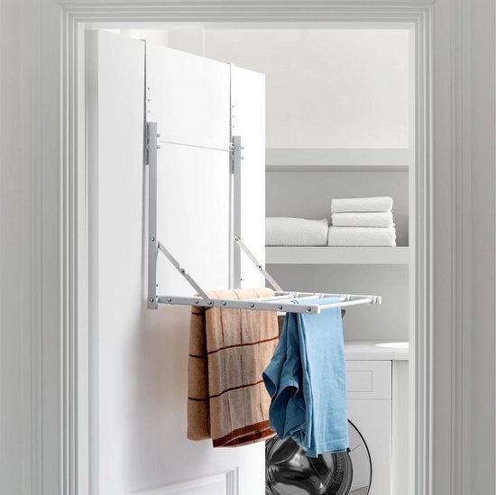 Asciugamano stendibile pieghevole - Risparmio di spazio - 1 pezzo - 41 x 44 x 58,5cm