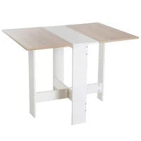 Tavolo da Pranzo Allungabile, Tavolo Pieghevole in Legno 103×76×73.5cm Rovere Bianco