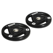 Dischi Pesi da Bilanciere 20kg ¨C Zephmum ¨C Acciaio con Rivestimento in Gomma