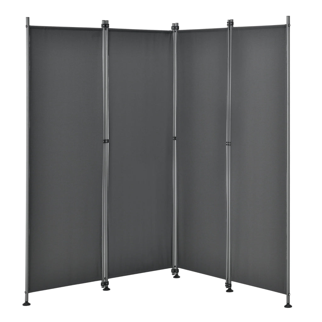 Schermo divisorio 215 x 170 cm grigio 03_0001062