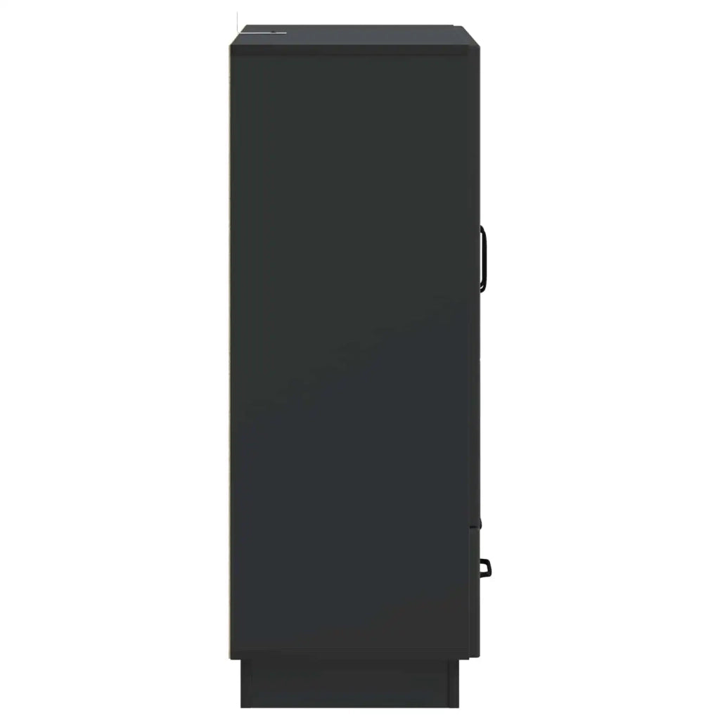 Credenza Nero 66 x 34,5 x 92 cm Legno ingegnerizzato 895356