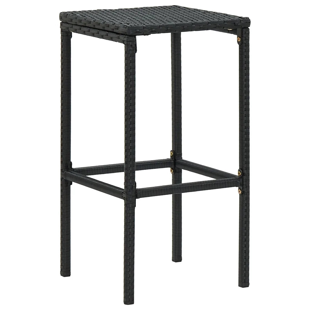 Set Bar da Giardino 3 pz con Cuscini Nero cod mxl 41399