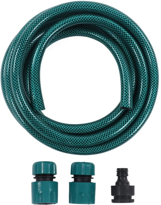 Serpentino per Giardino 3 Metri - Serpentina Flessibile - Tubo PVC Duraturo - Tubo Irrigazione per Giardino - Tubo Acquedotto per Giardino - Resistente al Calore - Tubo Giardino Flessibile